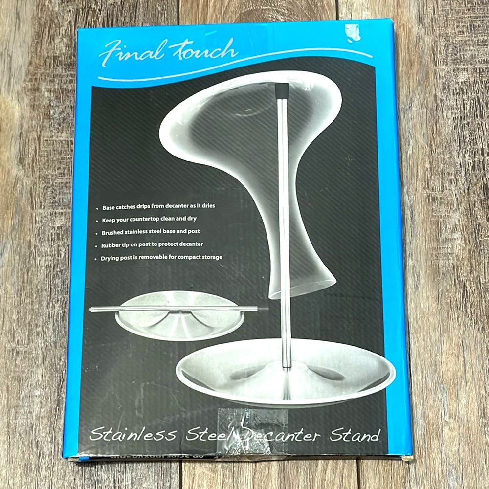 Stainless Steel Decanter Stand By Final Touch